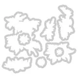 Sizzix Framelits Die Set 8PK w/Stamps - Merry Christmas