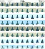 Scrapbooking-Papier Sleigh Ride - Tranquil (Restbestand)
