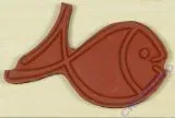 Rayher Stempel Fisch beschwingt 4x6cm