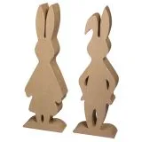 Pappmach� Hasenpaar 24x8x3cm