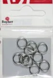 Rayher Spaltringe 9mm 10 St�ck silber