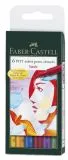 Tuschestift PITT artist pen B 6er Etui basic