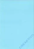 Bastelkarton Firenze gepr�gt Din A4 hellblau altes Design - Restbestand