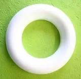 Styropor-Kranz Flachring 22cm
