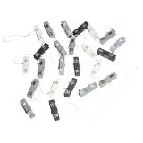 Adventszahlen Holz-W�scheklammern an Schnur 1-24