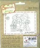 Clear Stamp Special delivery - Snoozing Santa