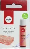 Seifenfarbe feuerrot