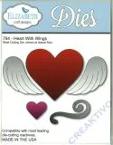 Steel cutting die Heart with wings