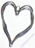 Metallteil Herz 7,5 x 9,5cm