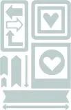 Sizzix Thinlits Die Set 15PK - Frames