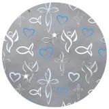 Designkarton religion blue Motiv 2