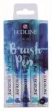 Talens Ecoline Brushpen 5er-Set Blau