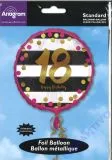 Folienballon Funkelnder Geburtstag 18