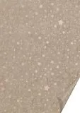 Naturkarton 50 x 70cm Sterne ros�gold