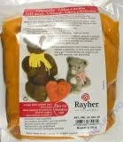 Reine Schurwolle Kammzug Beutel 50g mais