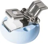 Holzclip pastellblau 30mm