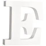 MDF-Buchstabe 11cm E