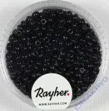 Rocailles 2,6mm � opak schwarz