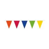 Wimpelkette Regenbogenfarben 6m