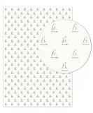 Silhouetten-Karton Segelboote wei� gelasert