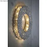 Holz-Ornamentkranz Schneeflocken