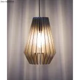 Holz Lamellenlampe Stockholm