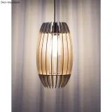 Holz Lamellenlampe Helsinki