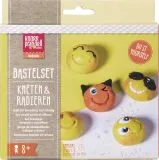Bastelset Kneten & Radieren Be happy