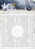 Studio Light Embossing Folder With Die Cut Snowy Afternoon Buchs