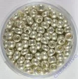 Pracht Rocailles metallic 4,5mm 17g silberfarben
