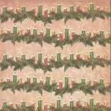 Premium Glitter Scrapbook paper Christmas robin 315