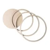 Holzringe m. Platte 60cm � natur (Preis incl. 25.-� Sperrgutzuschlag)