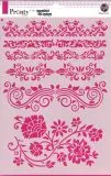 Pronty Mask Stencil A4 - Barok borders