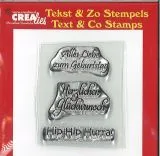Cleastamp Textstempel Geburtstag 4