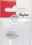 Edelstahl Schraubschlie�e platin
