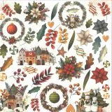 Craft & You Colors of Christmas Scrapbooking Paper Motiv 07