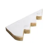 Papier-Ornament Baum creme