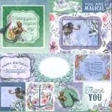Scrapbooking Papier Mermaid Tails Collection - Deep Sea