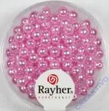 Renaissance Glaswachsperlen, 4 mm � orchidee