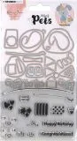 StudioLight Stanze & Clear Stamps Funny Bunny