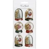 Shaker Stickers rot/gr�n gold