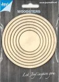 Holzringe m. Platte 10cm � natur