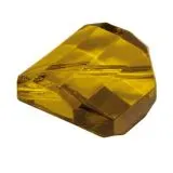 Acryl Schmuck Quadrat facettiert 20x20mm rauchtopaz (Restbestand)