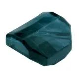 Acryl Schmuck Quadrat facettiert 20x20mm petrol (Restbestand)