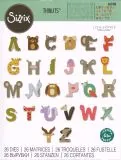 Sizzix Thinlits Stanze Set 26PK - Animal Alphabet