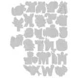 Sizzix Thinlits Stanze Set 26PK - Animal Alphabet