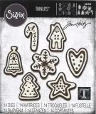 Sizzix Thinlits Stanze Set 14PK - Christmas Cookies by Tim Holtz
