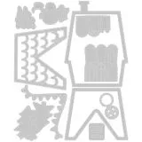 Sizzix Thinlits Stanze Set 11PK - House
