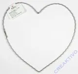 Herz aus gewelltem Flachdraht 20cm