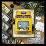 Sizzix Thinlits Stanze Set 12PK - Retro Oven by Tim Holtz